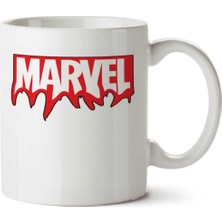 Marvel Iki Tarafı Baskılı Kupa Bardak
