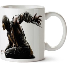 Mortal-Kombat-X-Png-Images Iki Tarafı Baskılı Kupa Bardak
