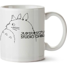 Art Hediye Studio Ghibli Totoro Iki Tarafı Baskılı Kupa Bardak
