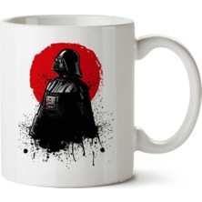 Star Wars Darth Vader Splatter Iki Tarafı Baskılı Kupa Bardak