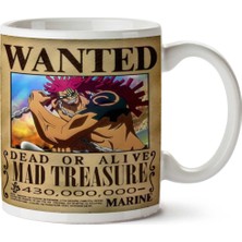 Wanted Mad Treasure Anime Aranıyor Iki Tarafı Baskılı Kupa Bardak