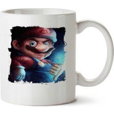 Mario (3) Iki Tarafı Baskılı Kupa Bardak