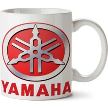 Art Hediye Yamaha Motor 2 Iki Tarafı Baskılı Kupa Bardak