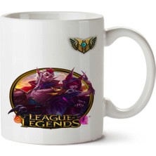 Rakan E Xayah Lol Iki Tarafı Baskılı Kupa Bardak