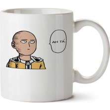 Art Hediye Saitama [one Punch Man] Iki Tarafı Baskılı Kupa Bardak