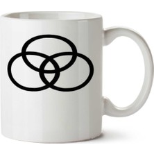 LED Zeppelin Rings Iki Tarafı Baskılı Kupa Bardak