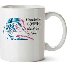 Come To The Geek Star Wars Vader Iki Tarafı Baskılı Kupa Bardak