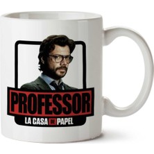 La Casa De Papel Professor 2 Iki Tarafı Baskılı Kupa Bardak