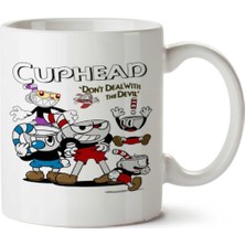 Cuphead Dont Deal With The Devil 3 Iki Tarafı Baskılı Kupa Bardak