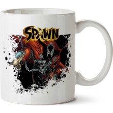 Spawn Tasarım Iki Tarafı Baskılı Kupa Bardak