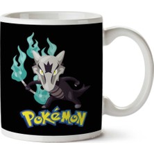 Alola Marowak Pokemon Sun Moon Iki Tarafı Baskılı Kupa Bardak