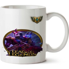 Jhin Lol Iki Tarafı Baskılı Kupa Bardak