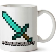 Art Hediye Espada Minecraft Iki Tarafı Baskılı Kupa Bardak