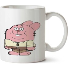 Gumball Muhteşem Dünyası Iki Tarafı Baskılı Kupa Bardak