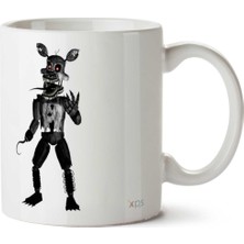 Nightmare Foxy 2 Iki Tarafı Baskılı Kupa Bardak