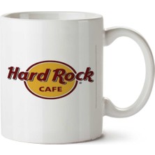 Hard Rock Cafe Merkez Iki Tarafı Baskılı Kupa Bardak