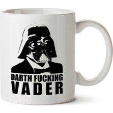 Darth Fucking Vader Iki Tarafı Baskılı Kupa Bardak