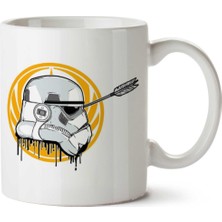 Empire Crubles Stormtrooper Helmet Star Wars Iki Tarafı Baskılı Kupa Bardak