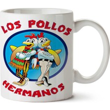 Los Pollos Hermanos Iki Tarafı Baskılı Kupa Bardak