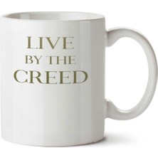 Assassin's Creed - Live By The Creed.png Iki Tarafı Baskılı Kupa Bardak