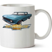 C 10 Chevrolet Clássic Iki Tarafı Baskılı Kupa Bardak