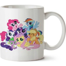 Pony Unıcorn Iki Tarafı Baskılı Kupa Bardak
