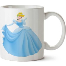Princess-Cinderella-Png Iki Tarafı Baskılı Kupa Bardak