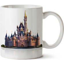 Cinderella-Castle-Png Iki Tarafı Baskılı Kupa Bardak