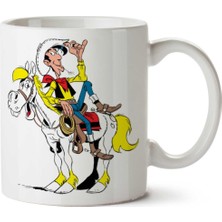 Daltonlar The Daltons Redkit Lucky Luke Phil Iki Tarafı Baskılı Kupa Bardak