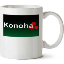 Anime Konoha Iki Tarafı Baskılı Kupa Bardak