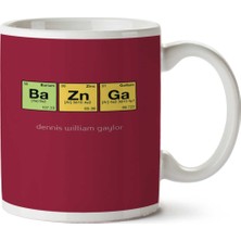 Bazinga Renkli Periyodik Cetvel.png Iki Tarafı Baskılı Kupa Bardak