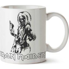 Iron Maiden Iki Tarafı Baskılı Kupa Bardak