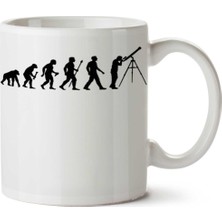 Funny Evolution Of Astronomy Iki Tarafı Baskılı Kupa Bardak