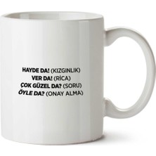 Karadeniz Ifadeleri Hayde Iki Tarafı Baskılı Kupa Bardak