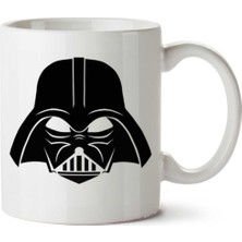 Darth Vader Star Wars Portre Iki Tarafı Baskılı Kupa Bardak