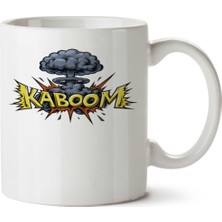 Kaboom Iki Tarafı Baskılı Kupa Bardak