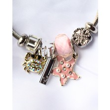 Shushu Design Deniz Yıldızı Yengeç Pandora Çelik Bileklik Bileklik