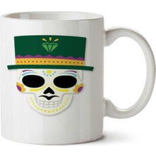 Kuru Kafa Kurukafalar 147 Iki Tarafı Baskılı Kupa Bardak