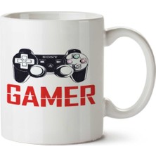 Gamer - Playstation Iki Tarafı Baskılı Kupa Bardak