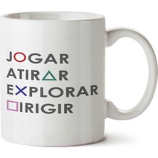 Gamer Boy Iki Tarafı Baskılı Kupa Bardak