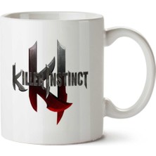 Art Hediye Killer Instinct Logo Iki Tarafı Baskılı Kupa Bardak