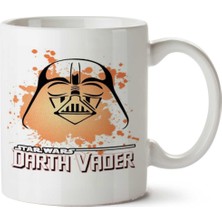Darth VADER000 Iki Tarafı Baskılı Kupa Bardak