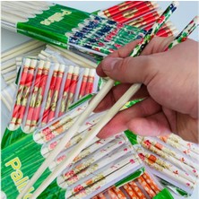 HBNC Store 3 Çift Bambu Desenli Çin Yemek Çubuğu Chopstick