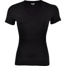 Yıldız 356 Erkek Likralı Derin V Yaka Atlet 6 Adet