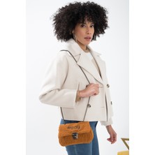 Baghashtag Kahverengi Mini Peluş Çanta