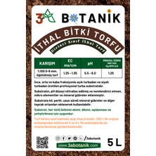 3A Botanik Birinci Sınıf Ithal Bitki Torfu, 5 Litre, Geniş Kullanım Alanı