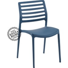 Kozza Home Lixa Bahçe Sandalye Sax Mavi