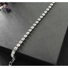 Atelier By Ece Rhinestone Taşlı Su Yolu Halhal