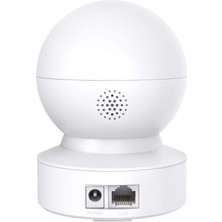 TP-LINK Tapo C212, 2K 3MP İç Mekan Wi-Fi/Ethernet Güvenlik Kamerası, Kişi Tespit ve Hareket Takibi, 360°, Gelişmiş Gece Görüşü, Çift Yönlü Sesli İletişim, Bulut/Yerel Depolama, Bebek Ağlaması Tespiti