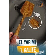 Bef Craft Tahta Kaşık Ahşap Kaşık Spatula Ahşap Servis Seti Sunum Seti Zeytin Ağacı Mutfak Gereçleri Seti